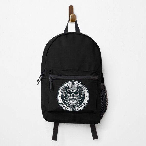 Item preview, Norse Style Beard Viking Skull Monochromatic designed and sold by TomFrontierArt.