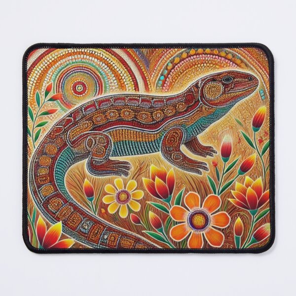 Item preview, Goanna in Lush Blooms designed and sold by Tracy Tibbett.