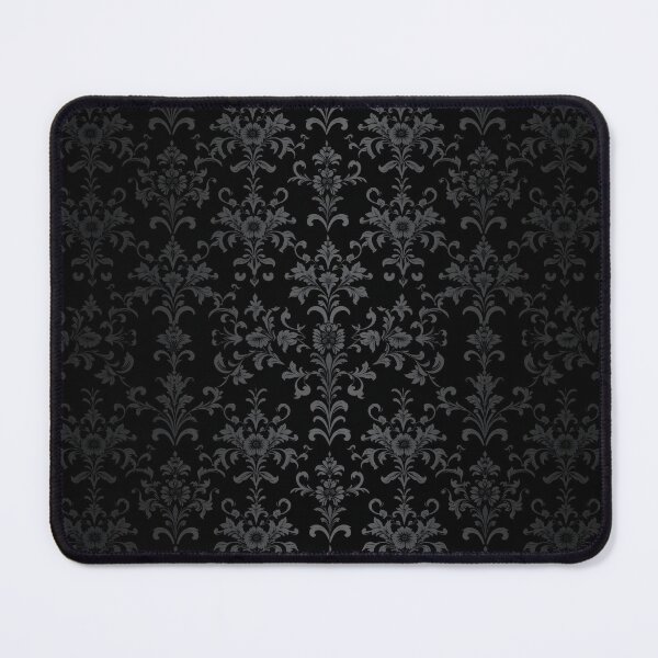 Item preview, Black Floral Damask Pattern  designed and sold by svarupa.