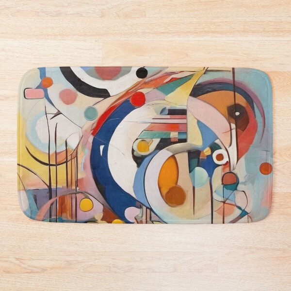 Item preview, Wassily Kandinsky Abstract Composition designed and sold by maniacfitness.