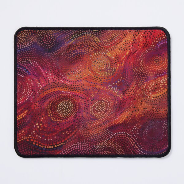Item preview, Aboriginal Inspired Dot Art - Lava Splashes designed and sold by GrinGalore.