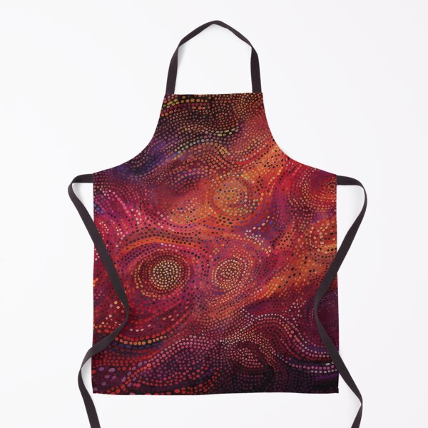 Item preview, Aboriginal Inspired Dot Art - Lava Splashes designed and sold by GrinGalore.