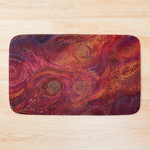 Item preview, Aboriginal Inspired Dot Art - Lava Splashes designed and sold by GrinGalore.
