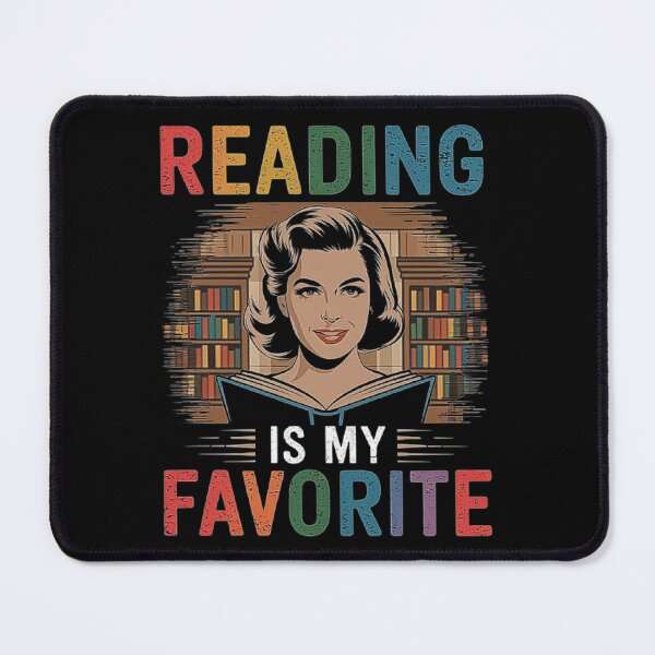 Item preview, Reading Is My Favorite – Retro Book Lover Design designed and sold by love3617.