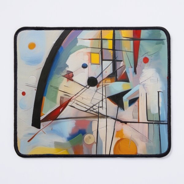 Item preview, Kandinsky Abstract Composition designed and sold by maniacfitness.