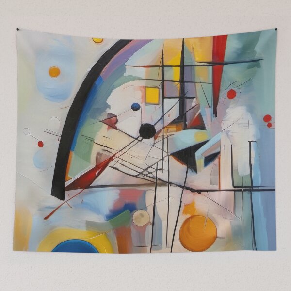 Item preview, Kandinsky Abstract Composition designed and sold by maniacfitness.