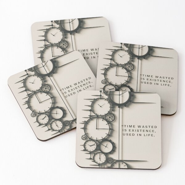 Item preview, Time Wasted Is Existence – Modern Life Message designed and sold by NiRia Spot.