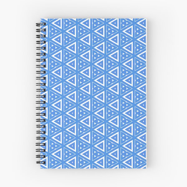 Item preview, Geometric Blue Heart Triangle Pattern designed and sold by Genie-0750.