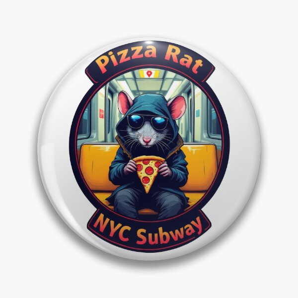 Item preview, Pizza Rat New York Subway NYC Subway Train  designed and sold by MayaDelaye.