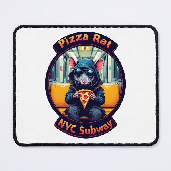 Item preview, Pizza Rat New York Subway NYC Subway Train designed and sold by MayaDelaye.