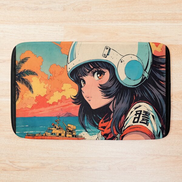 Item preview, Dakar Senegal Retro Anime Girl 80s Vintage Travel designed and sold by Retro-Anime9.
