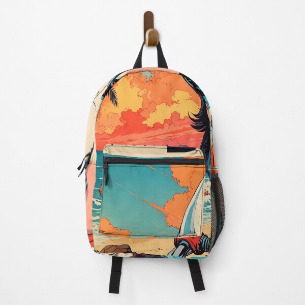 Item preview, Dakar Senegal Retro Anime Girl 80s Vintage Travel designed and sold by Retro-Anime9.