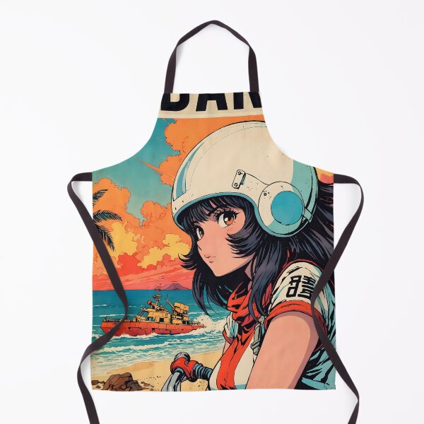 Item preview, Dakar Senegal Retro Anime Girl 80s Vintage Travel designed and sold by Retro-Anime9.