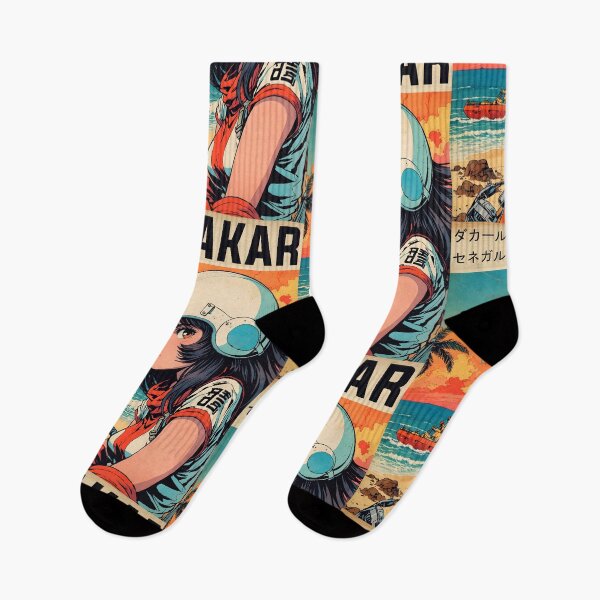 Item preview, Dakar Senegal Retro Anime Girl 80s Vintage Travel designed and sold by Retro-Anime9.