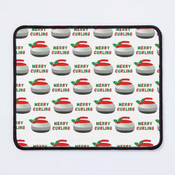Item preview, Curling Rock Stone Puck Merry Curler Christmas designed and sold by gillys.