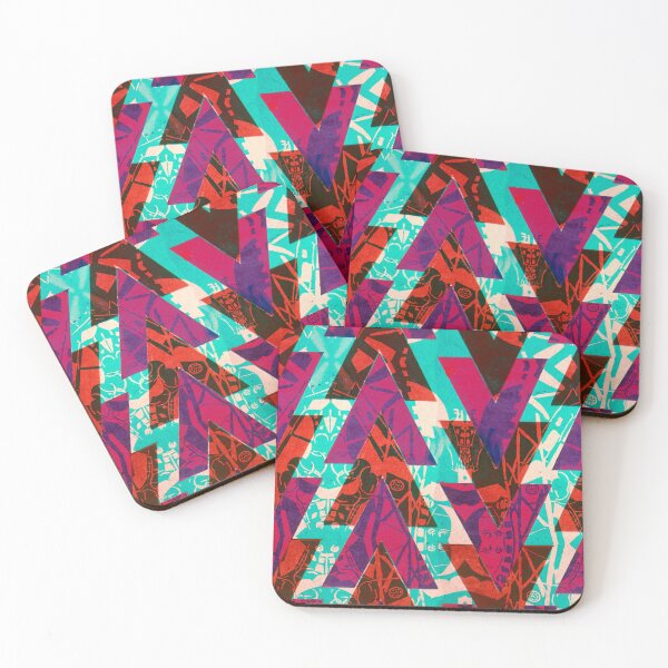 Item preview, Bright geometry on a colored background designed and sold by Iuliia Nerd.