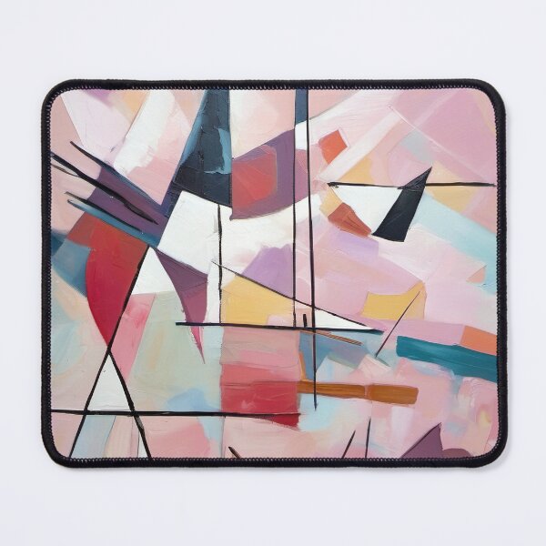 Item preview, Kandinsky Pink Composition designed and sold by maniacfitness.