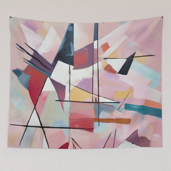 Item preview, Kandinsky Pink Composition designed and sold by maniacfitness.
