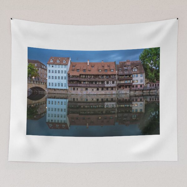 Item preview, Nuremberg Old Town Traditional Riverside Architecture designed and sold by WorldScenery.
