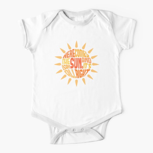 Here Comes the Sun Short Sleeve Baby One-Piece