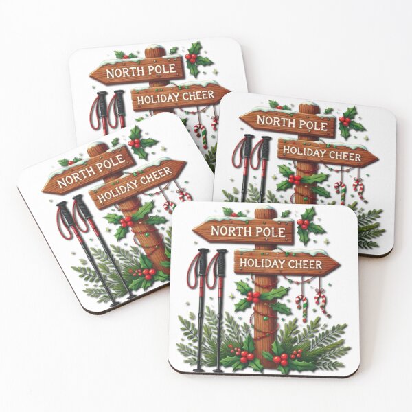 Item preview, North Pole Signpost - Holiday Cheer Adventure Design designed and sold by HopeLoom.