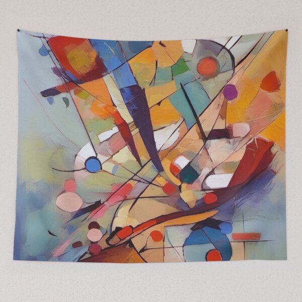 Item preview, Wassily Kandinsky Dynamic Composition designed and sold by maniacfitness.