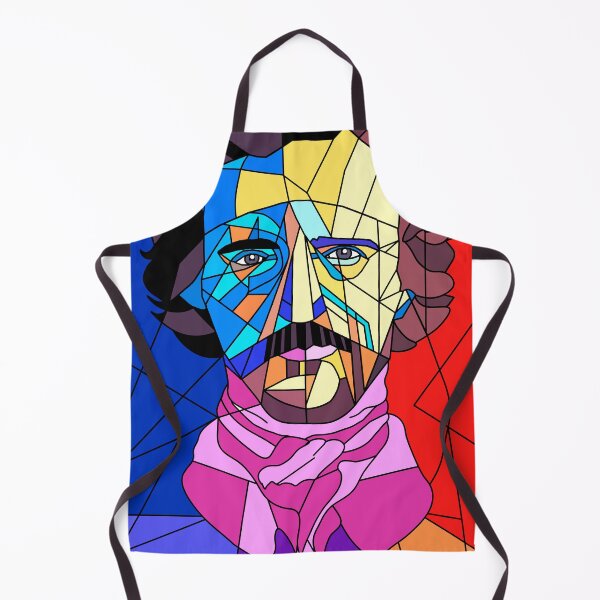 Item preview, Portrait of Edgar Poe in abstraction designed and sold by Iuliia Nerd.