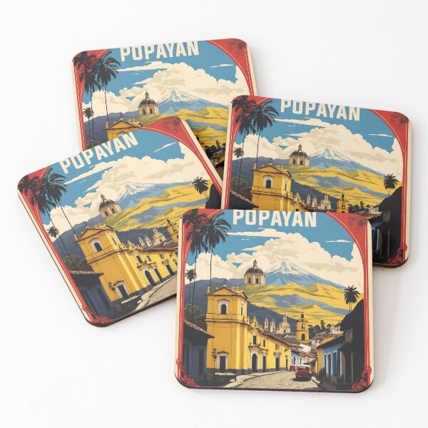 Item preview, Popayan Colombia Retro Vintage Poster Tourism  designed and sold by TravelersGems.