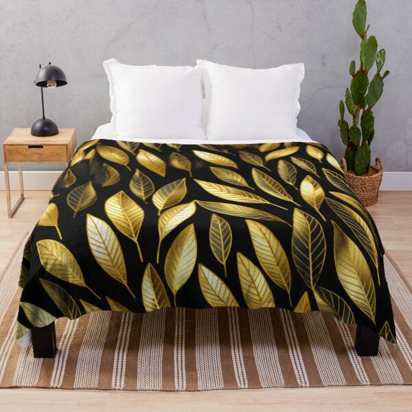 Item preview, Elegant gold leaves designed and sold by OtterFactory.