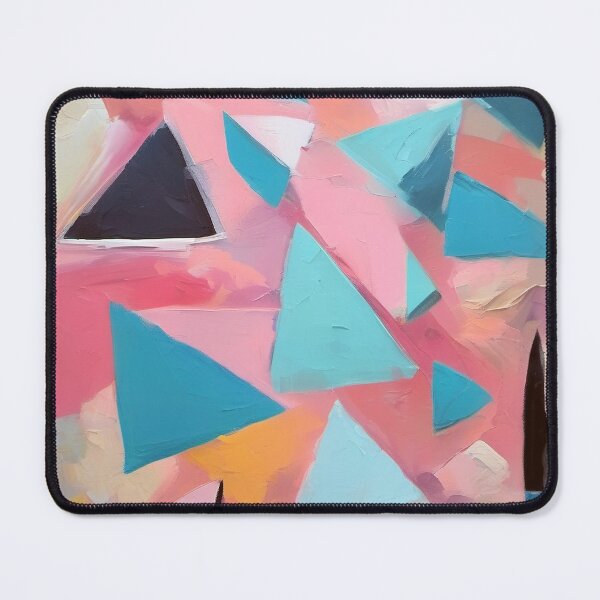 Item preview, Kandinsky Abstract with Triangles designed and sold by maniacfitness.