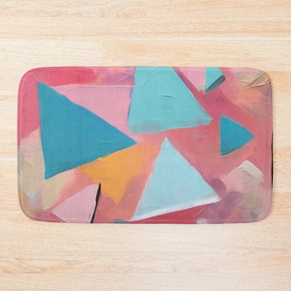 Item preview, Kandinsky Abstract with Triangles designed and sold by maniacfitness.