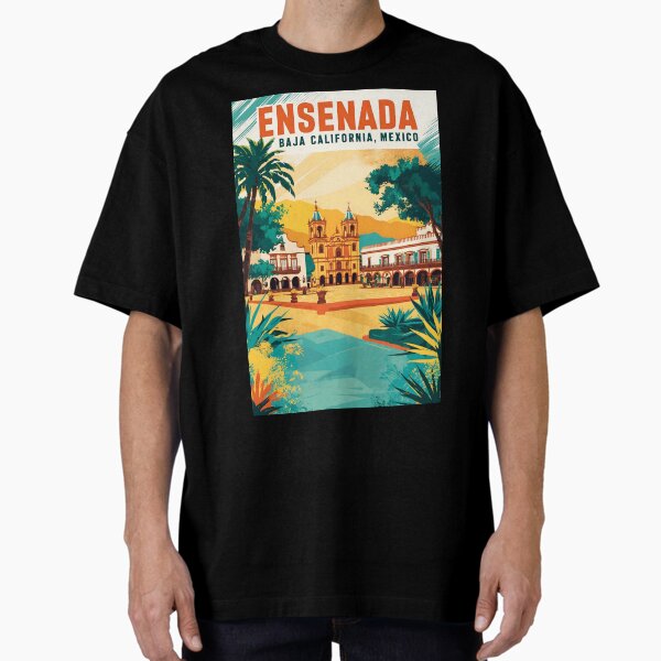 Vista previa del artículo con la obra «Ensenada Baja California México Viajes Vintage Turismo», diseñado y vendido por TravelersGems.