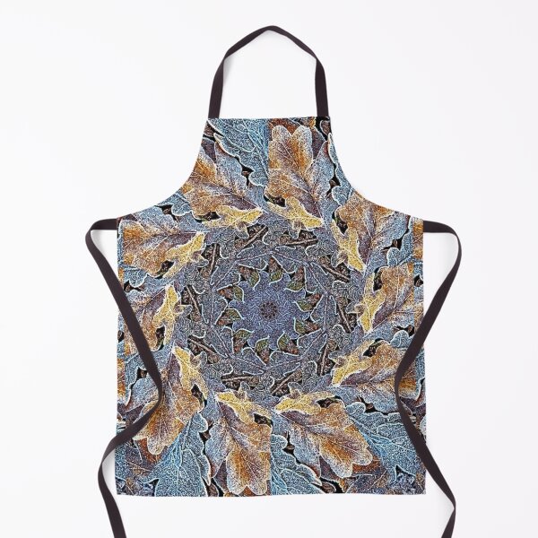 Item preview, Frosted oak leaves 2, paint effect kaleidoscope 1 vertical designed and sold by paulboizot.