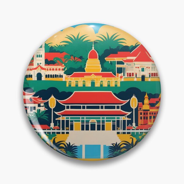 Item preview, Sepang Hill Malaysia Vintage Travel Tourism designed and sold by TravelersGems.