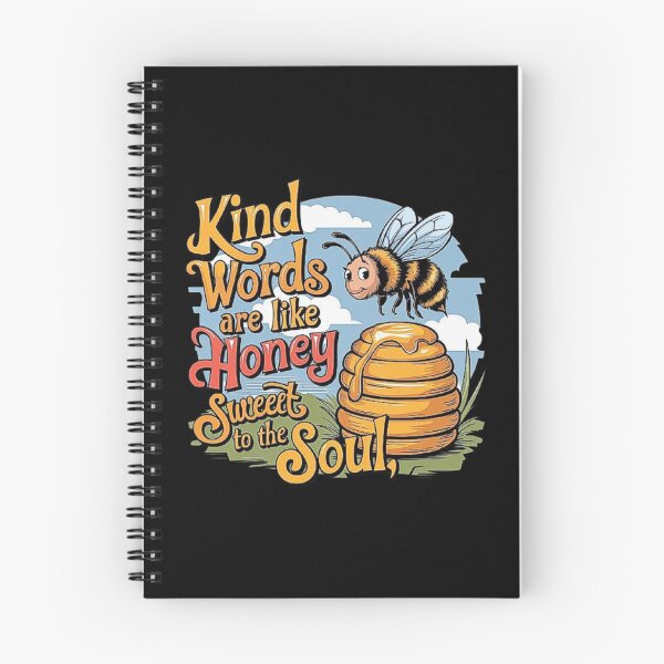 Item preview, Kind Words Like Honey Design - Inspirational and Sweet Quote Artwork designed and sold by love3617.