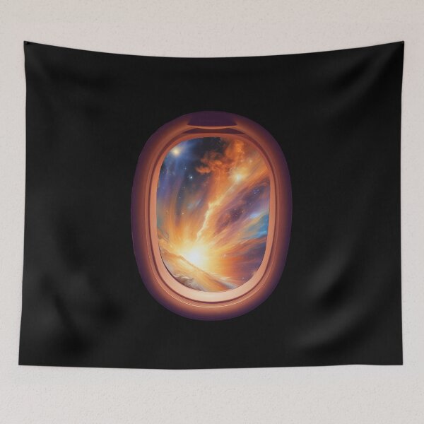 Item preview, Plane window galaxy designed and sold by Only Good Vibes.