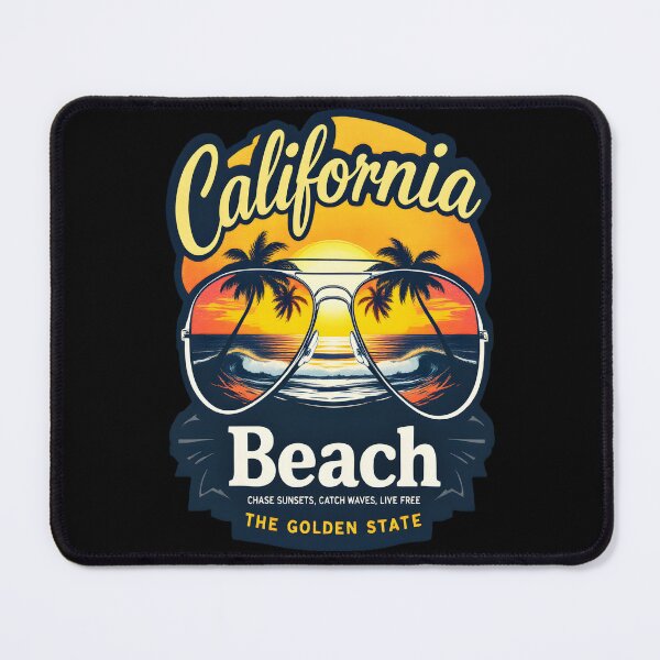 Item preview, California Beach: Chase Sunset, Catch Waves, Live Free designed and sold by AlphaTeez.