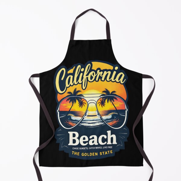 Item preview, California Beach: Chase Sunset, Catch Waves, Live Free designed and sold by AlphaTeez.
