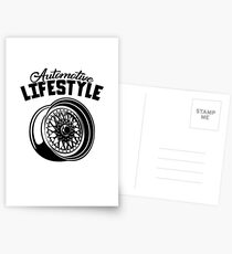 Automotive Lifestyle BBS Wheel Postcards