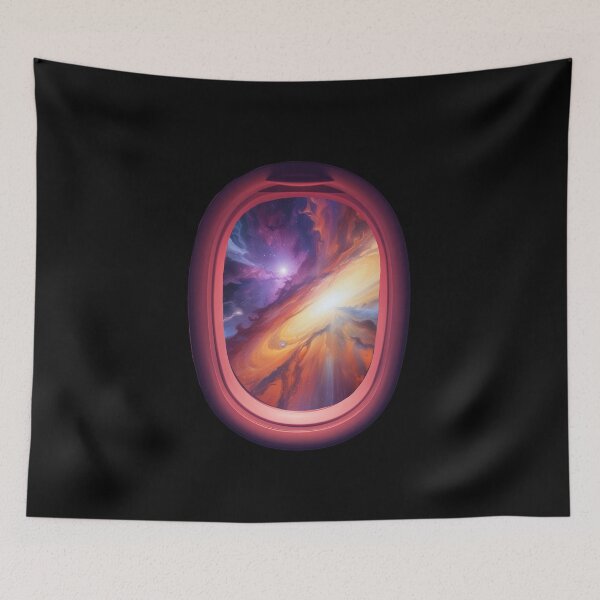 Item preview, Plane window galaxy designed and sold by Only Good Vibes.