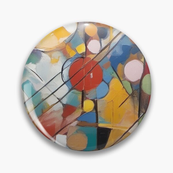 Item preview, Kandinsky Abstract Composition designed and sold by maniacfitness.