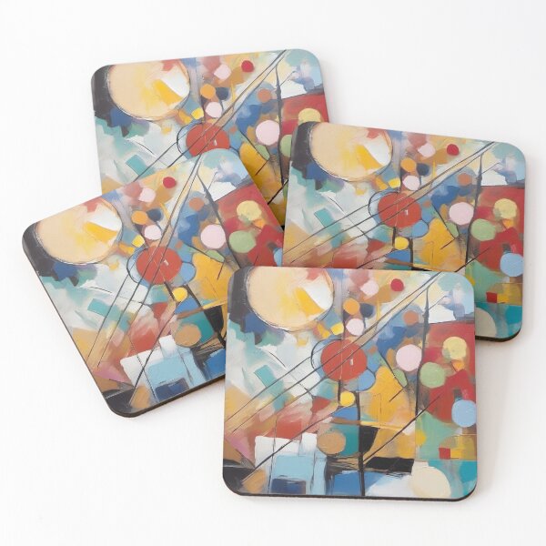 Item preview, Kandinsky Abstract Composition designed and sold by maniacfitness.