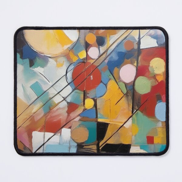Item preview, Kandinsky Abstract Composition designed and sold by maniacfitness.