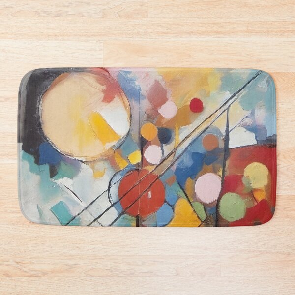 Item preview, Kandinsky Abstract Composition designed and sold by maniacfitness.