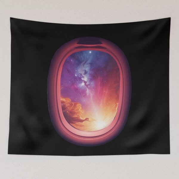 Item preview, Plane window galaxy designed and sold by Only Good Vibes.