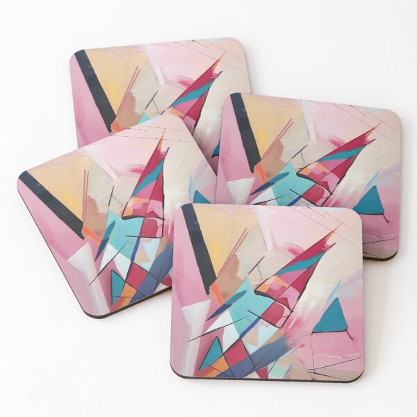 Item preview, Wassily Kandinsky Pink Abstract designed and sold by maniacfitness.
