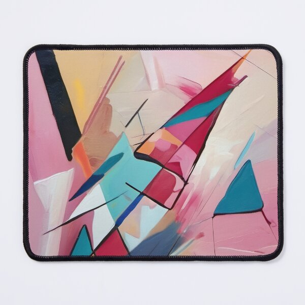 Item preview, Wassily Kandinsky Pink Abstract designed and sold by maniacfitness.