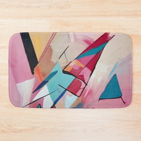 Item preview, Wassily Kandinsky Pink Abstract designed and sold by maniacfitness.