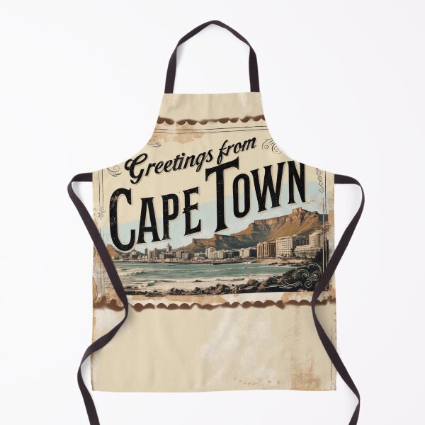 Item preview, Greetings from Cape Town Vintage Travel Retro Postcard Design designed and sold by TravelPostcardGems.