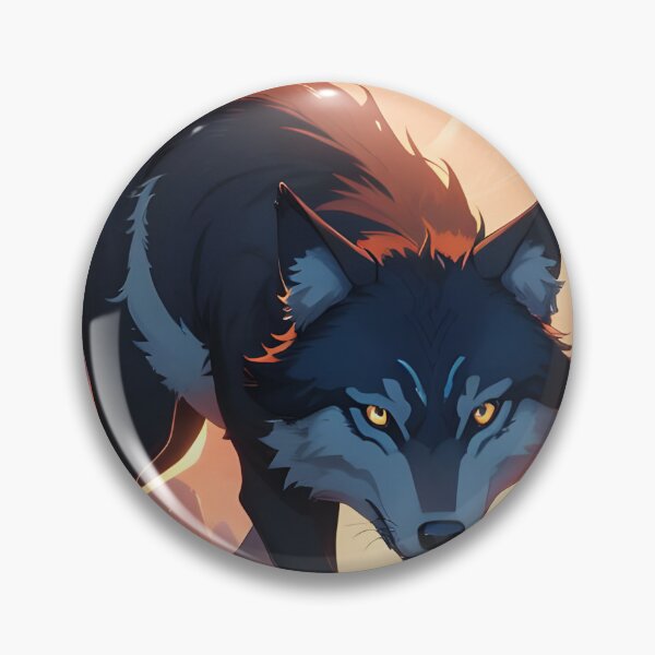 Item preview, wolf with moon background designed and sold by artelia24.